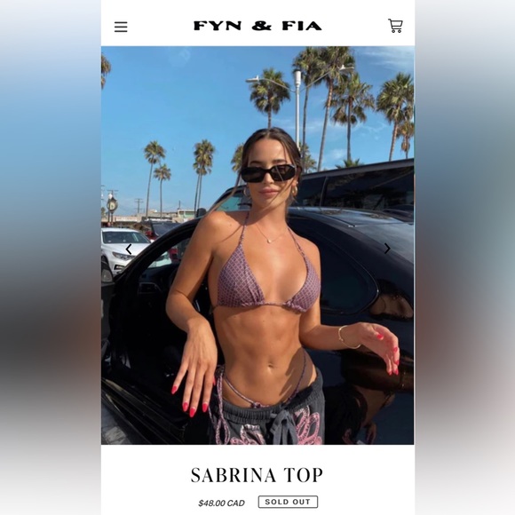 Fyn and Fia Sabrina Bikini Size M - Picture 6 of 7